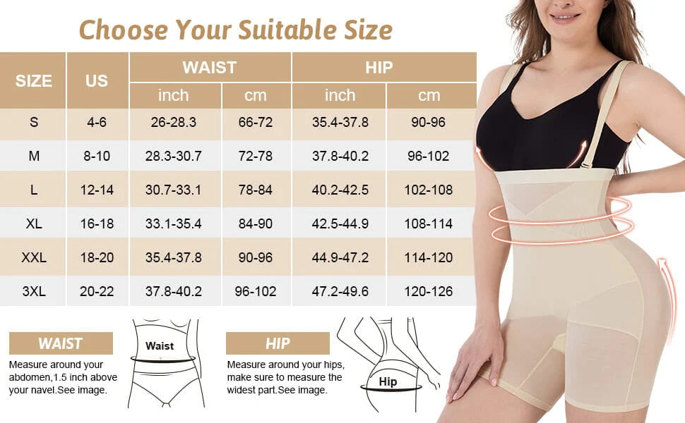 2 Steel bone Waist Sculpting Shorts