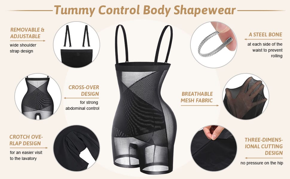2 Steel bone Waist Sculpting Shorts