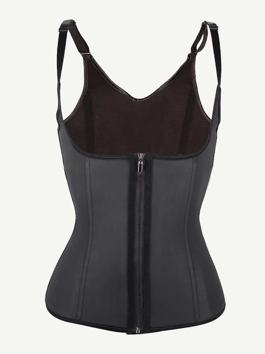 6 Steel Bones Waist Trainer Vest with 3 Row Hook